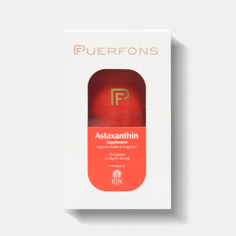 PUERFONS 蝦青素 - 抗氧化抗炎膠囊（60粒）