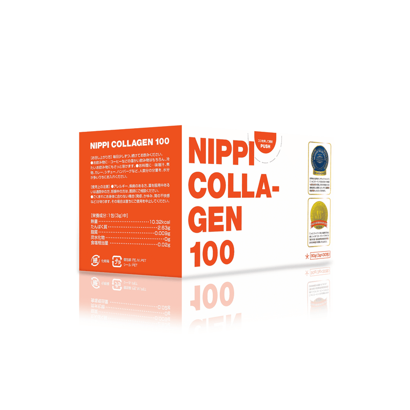 NIPPI COLLAGEN 100 膠原蛋白肽100 【90克(3克x 30包】